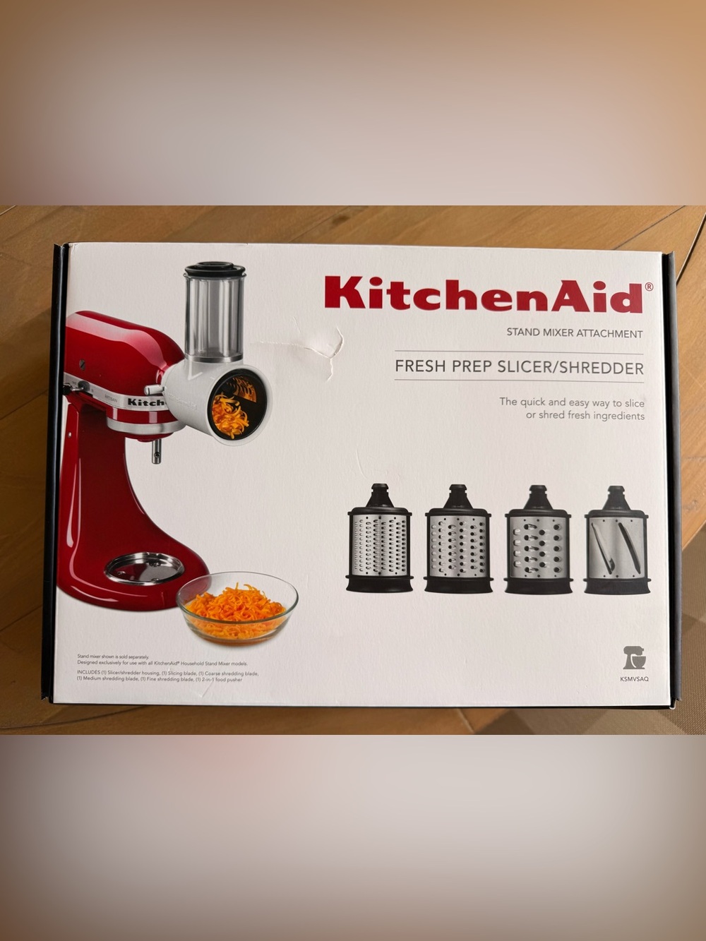 KitchenAid 4 Blade Fresh Prep Slicer Shredder Attachment